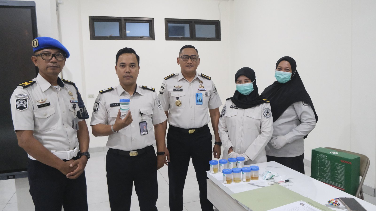Tes Urine Pegawai, Kanwil Ditjenpas Babel Perkuat Komitmen Jajaran Bersih dari Penyalahgunaan Narkoba